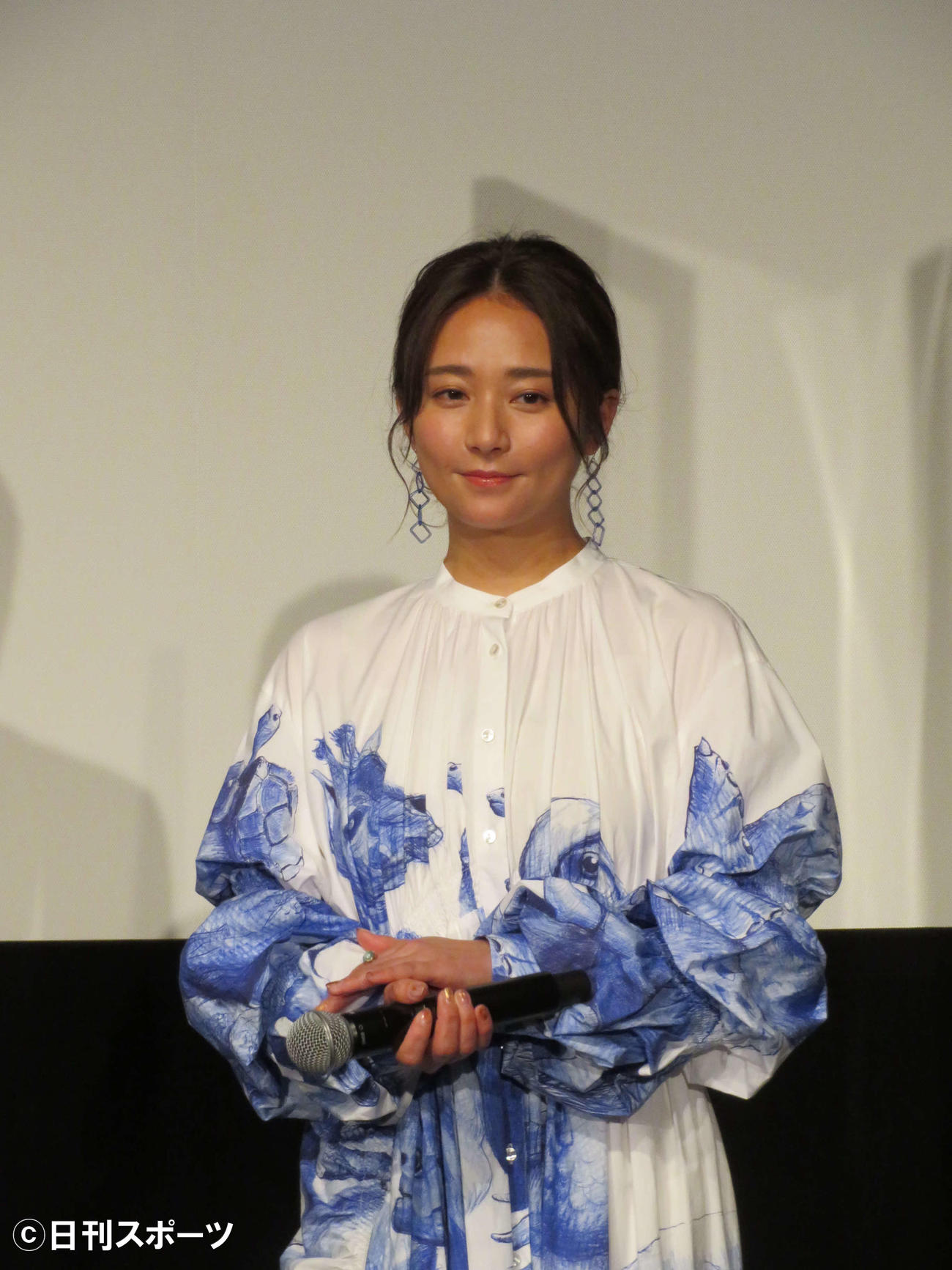 映画「BLUE／ブルー」完成報告会に登壇した木村文乃（撮影・村上幸将）
