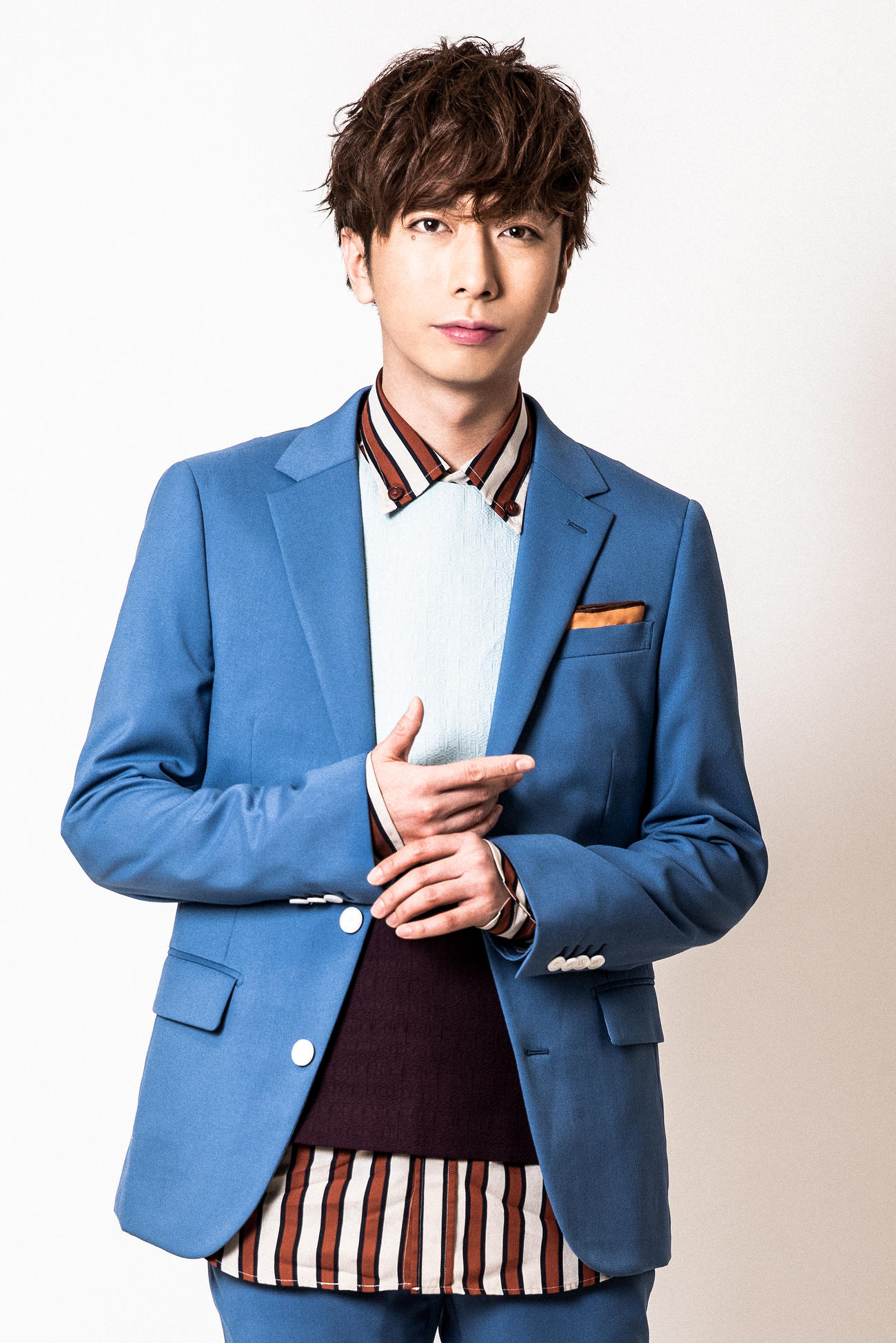 ABCテレビの夕方のニュース番組「キャスト」に出演するA．B．C－Zの河合郁人（外部提供）