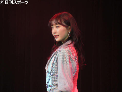 卒業公演を行ったNMB48山本彩加（撮影・星名希実）