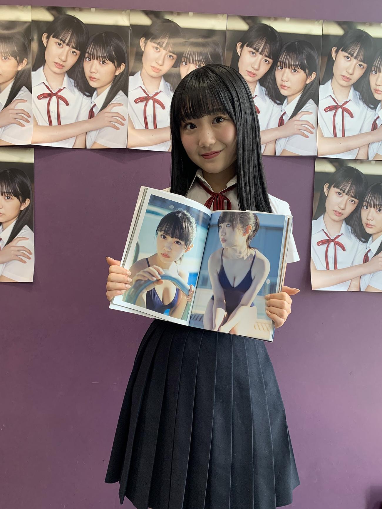 初のソロ写真集を同時発売しオンライン取材会を行ったSUPER★GiRLS阿部夢梨