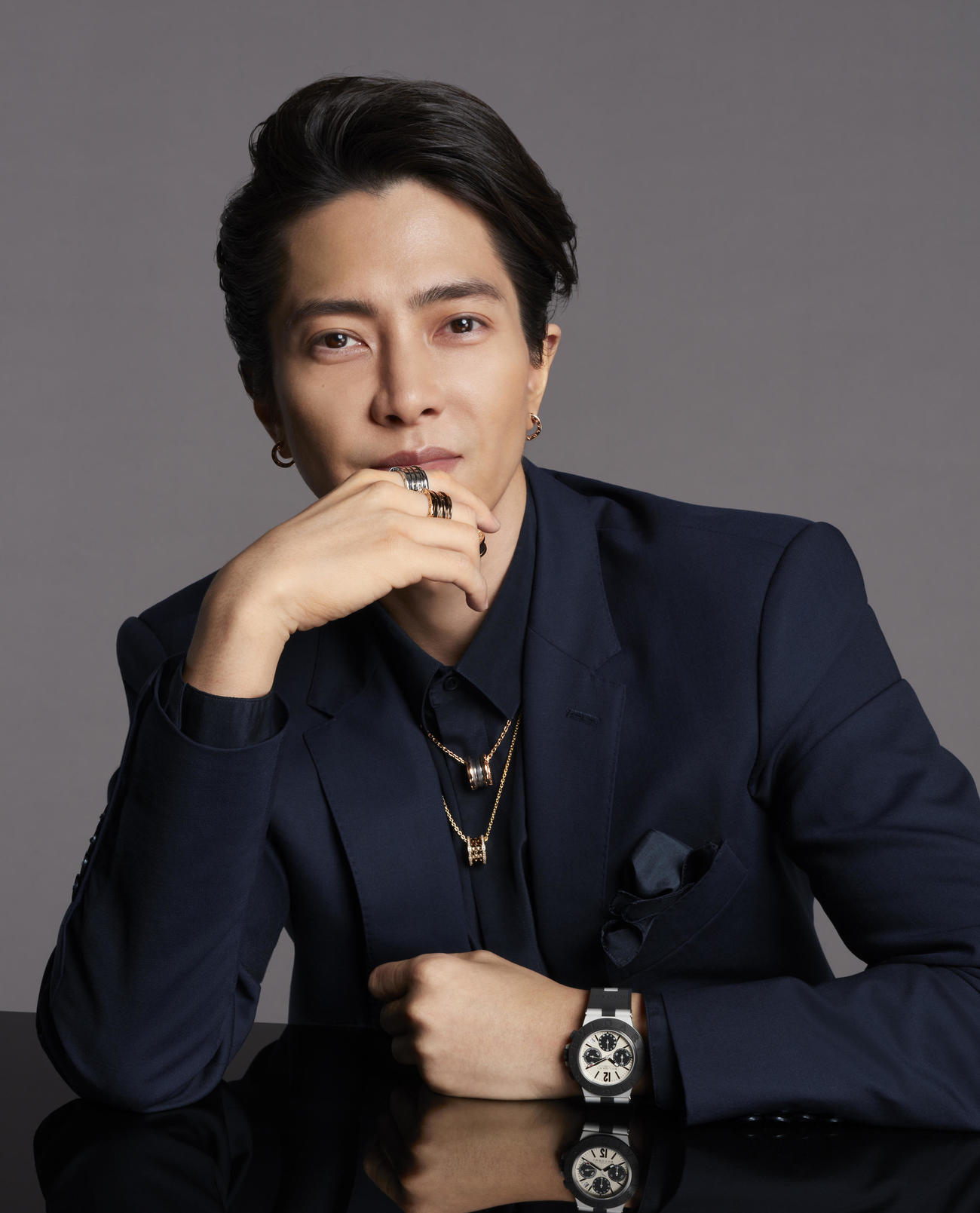 「BVLGARI」のアンバサダーに就任した、山下智久（C）Kazuyoshi