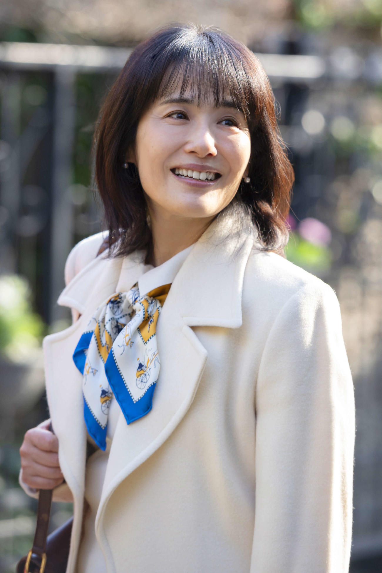 4月9日から放送されるテレビ東京系「生きるとか死ぬとか父親とか」に出演する富田靖子（c）「生きるとか死ぬとか父親とか」製作委員会