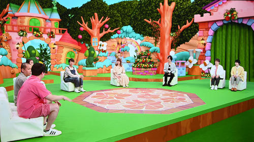 4月3日放送の日本テレビ系「天才!志村どうぶつ園」の収録に臨む出演者