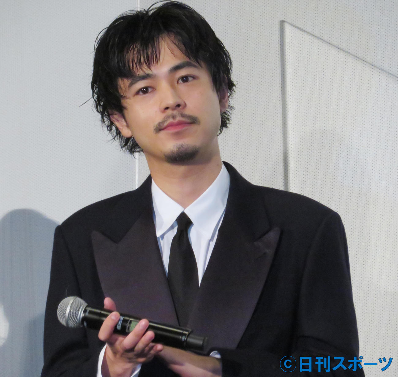 イベントに出席した、成田凌（撮影・佐藤勝亮）