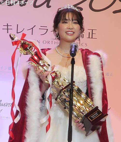 「キャンパスアワード2021」でグランプリに選ばれた明治学院大3年の大原凪紗さん
