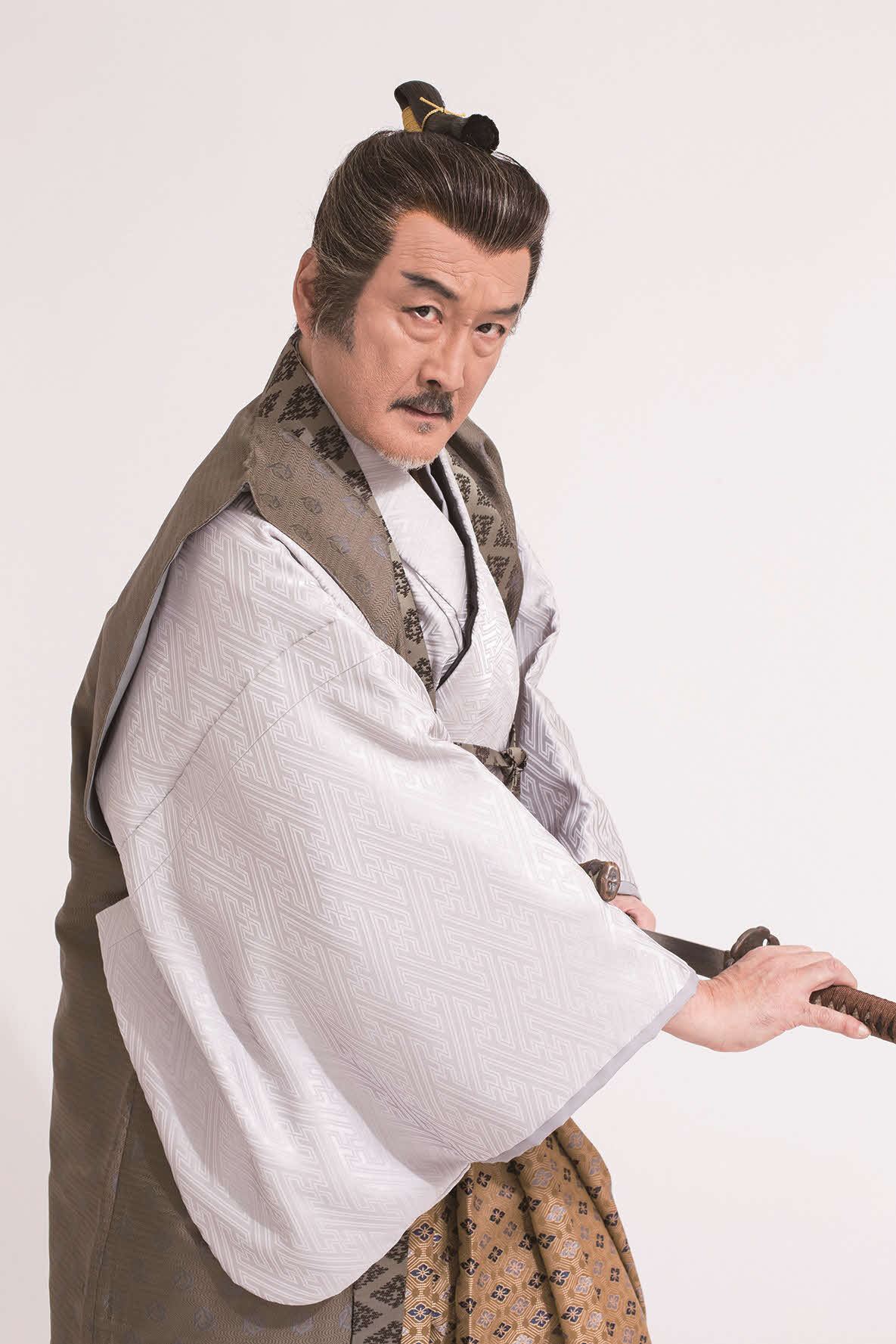 舞台「ムサシ」で柳生宗矩を演じた吉田鋼太郎（2018年公演より）
