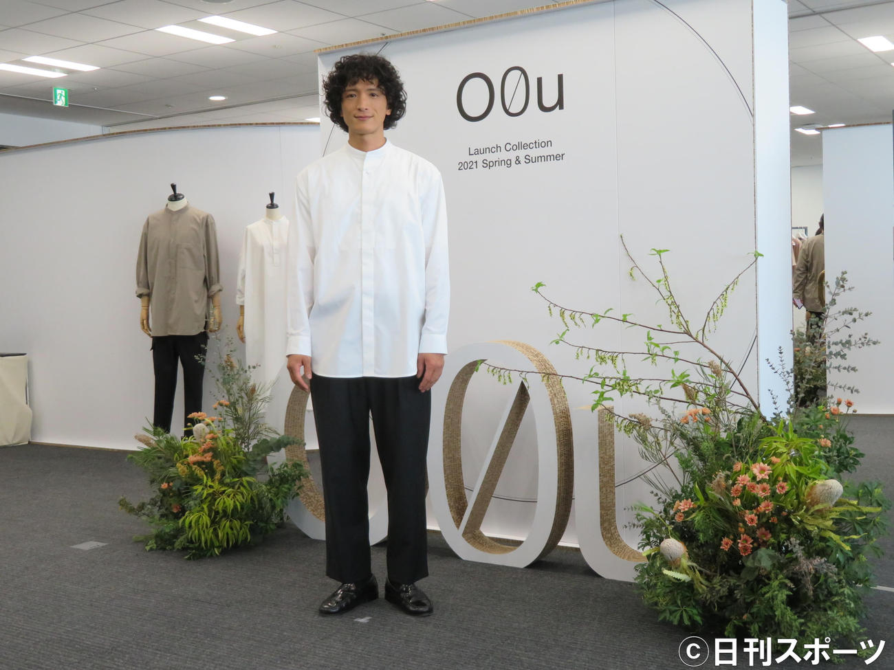 新ブランド「O0u」3DCGアバターモデル第1号に起用され、ブランドアンバサダーに就任した渡部豪太（撮影・村上幸将）