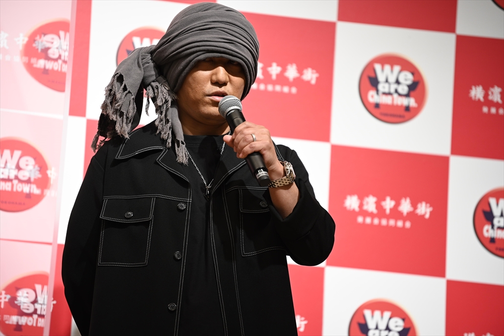 「横浜中華街映画祭」発表会に出席した湘南乃風HAN－KUN
