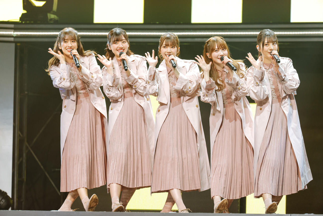 「春の大ユニット祭り」を開催した日向坂46（上山陽介氏撮影）