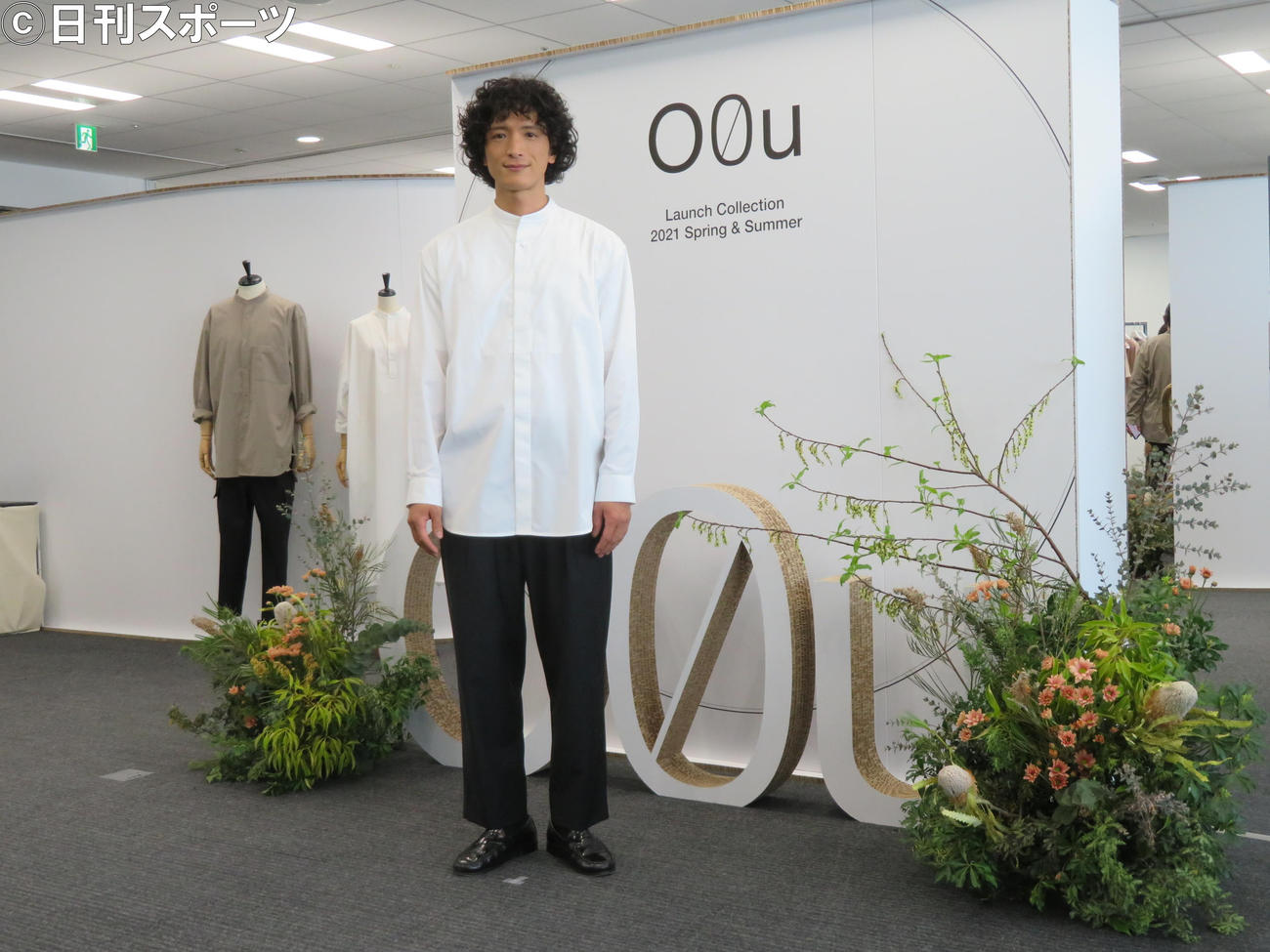 新ブランド「O0u」3DCGアバターモデル第1号に起用され、ブランドアンバサダーに就任した渡部豪太（撮影・村上幸将）