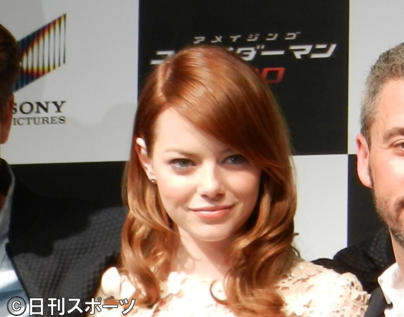 エマ・ストーン（2012年1月18日撮影）