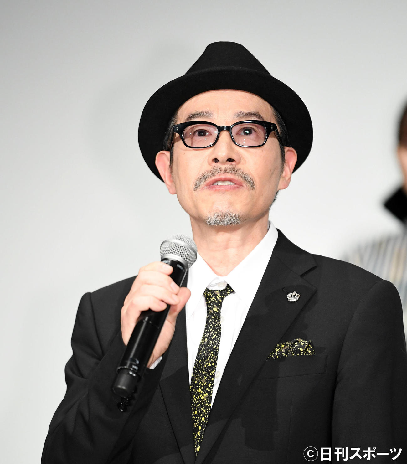 映画「バイプレイヤーズ」完成披露イベントで大杉漣さんとの思い出を語る田口トモロヲ（撮影・横山健太）