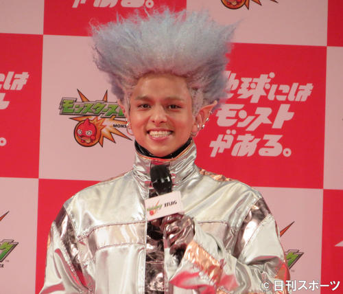 「モンスターストライク」(モンスト)新CM発表会に出席した満島真之介(撮影・三須佳夏)