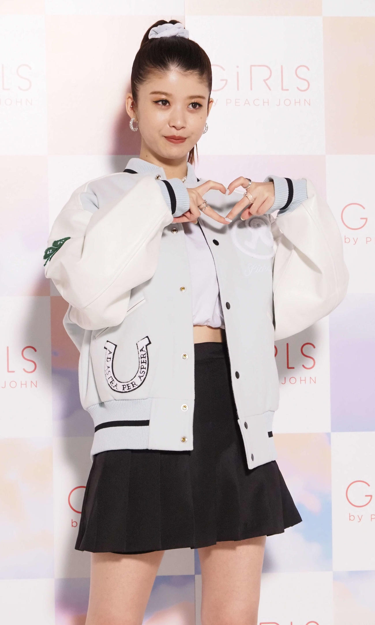 「GiRLS by PEACH JOHN 2021年新ブランドミューズ発表会」に出席した馬場ふみか（撮影・遠藤尚子）