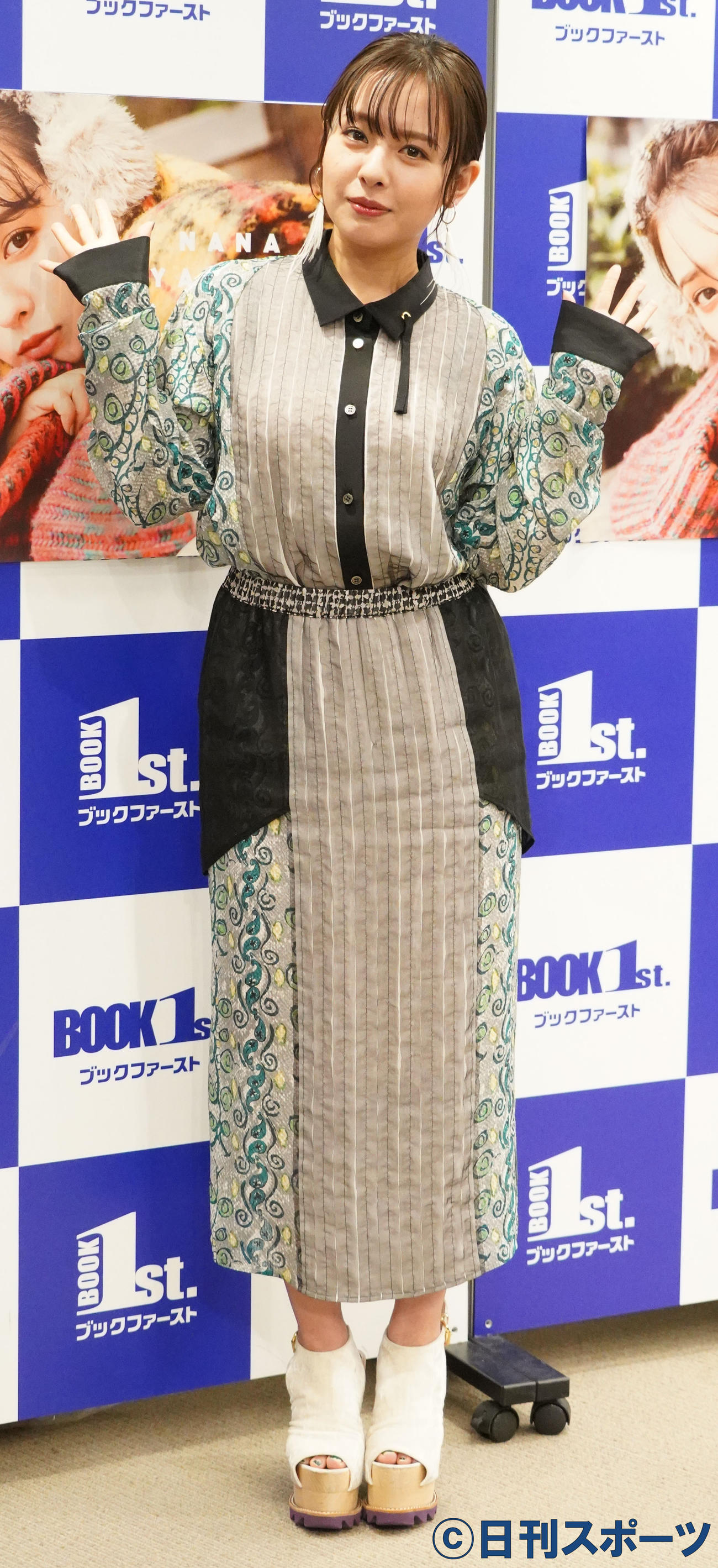カレンダー発売イベントを行った山田菜々（2020年2月22日撮影）