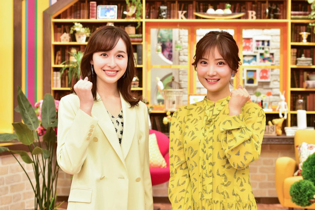 TBS系「王様のブランチ」加入が決まった宇賀神アナ（左）野村アナ（C）TBS