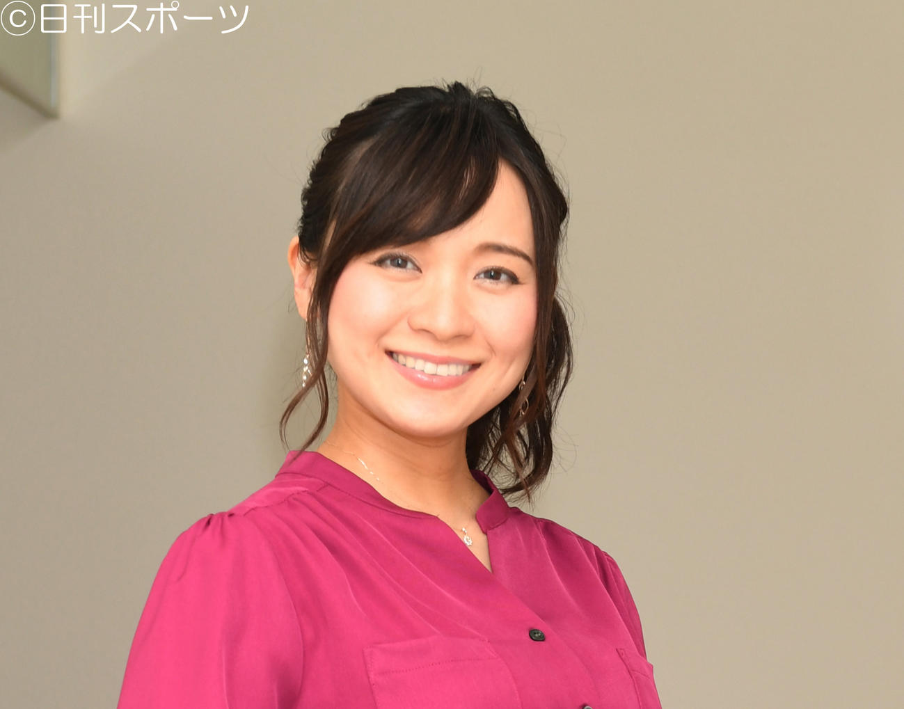 繁田美貴アナウンサー（19年9月撮影）