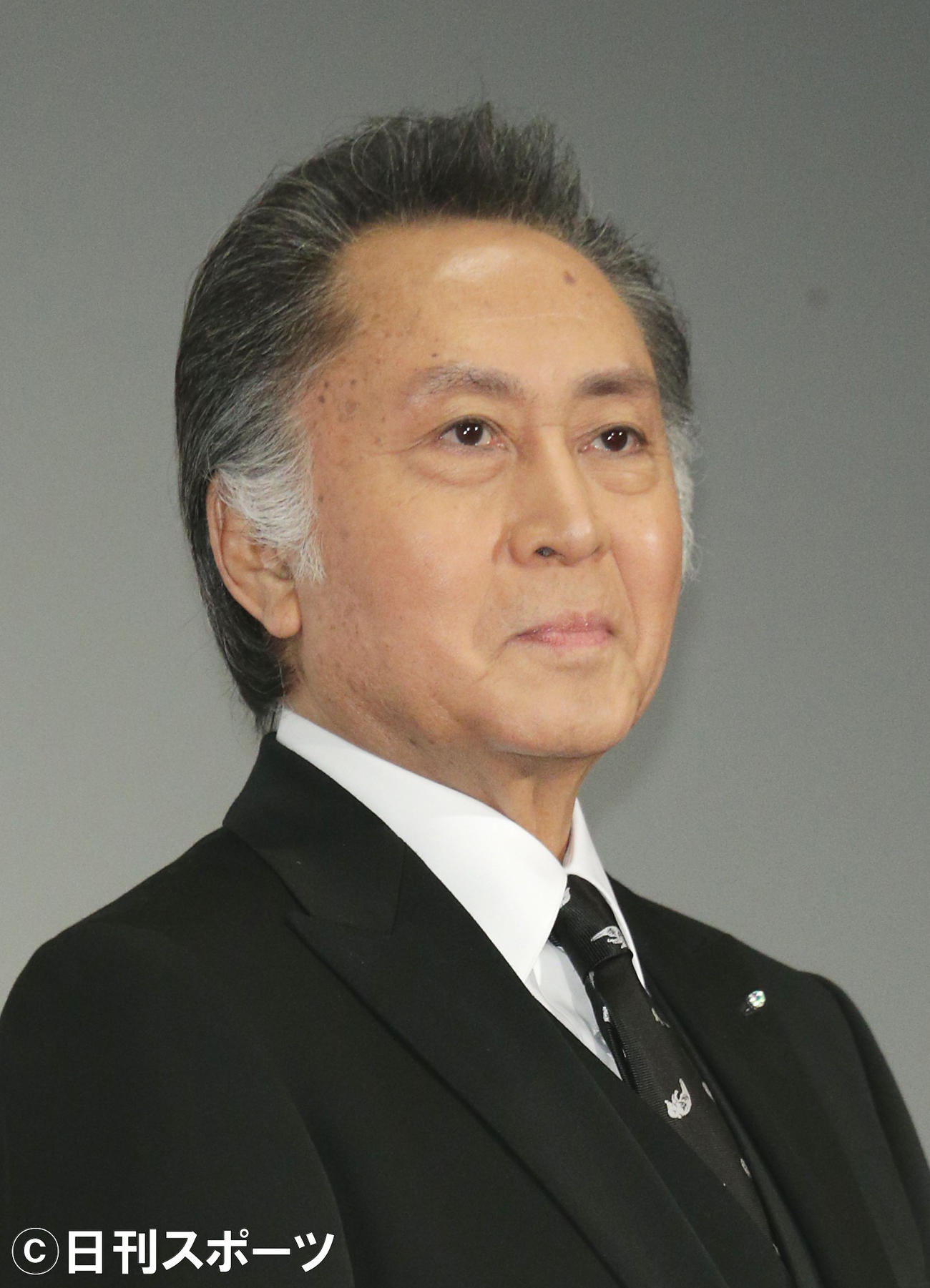 北大路欣也（2019年2月1日撮影）