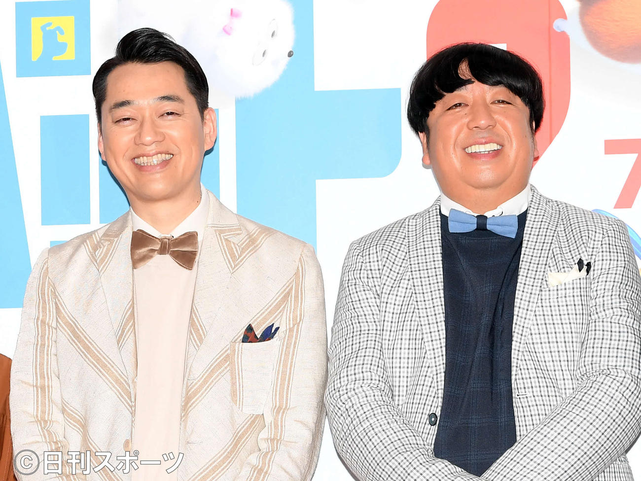 バナナマンの設楽統（左）と日村勇紀