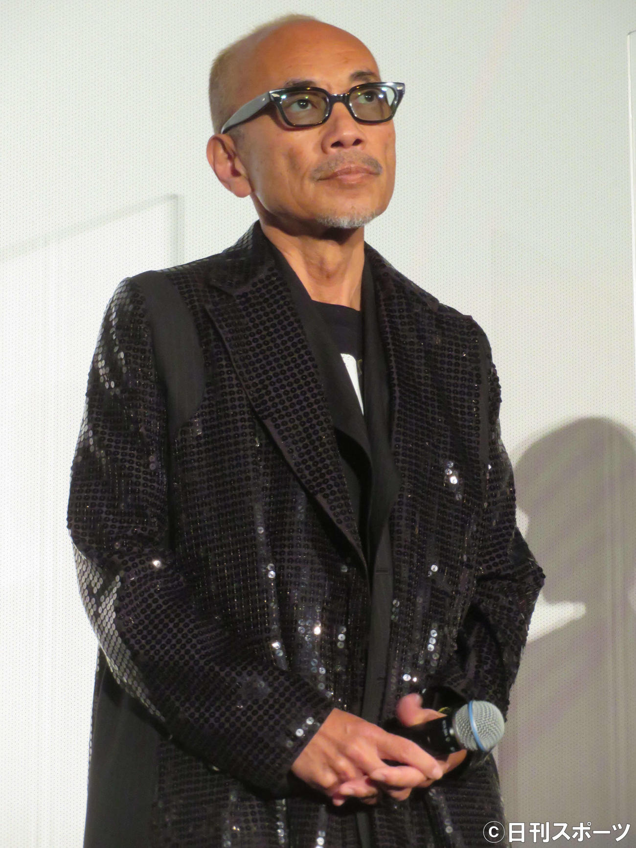 映画「ゾッキ」公開記念舞台あいさつに登壇した竹中直人（撮影・村上幸将）