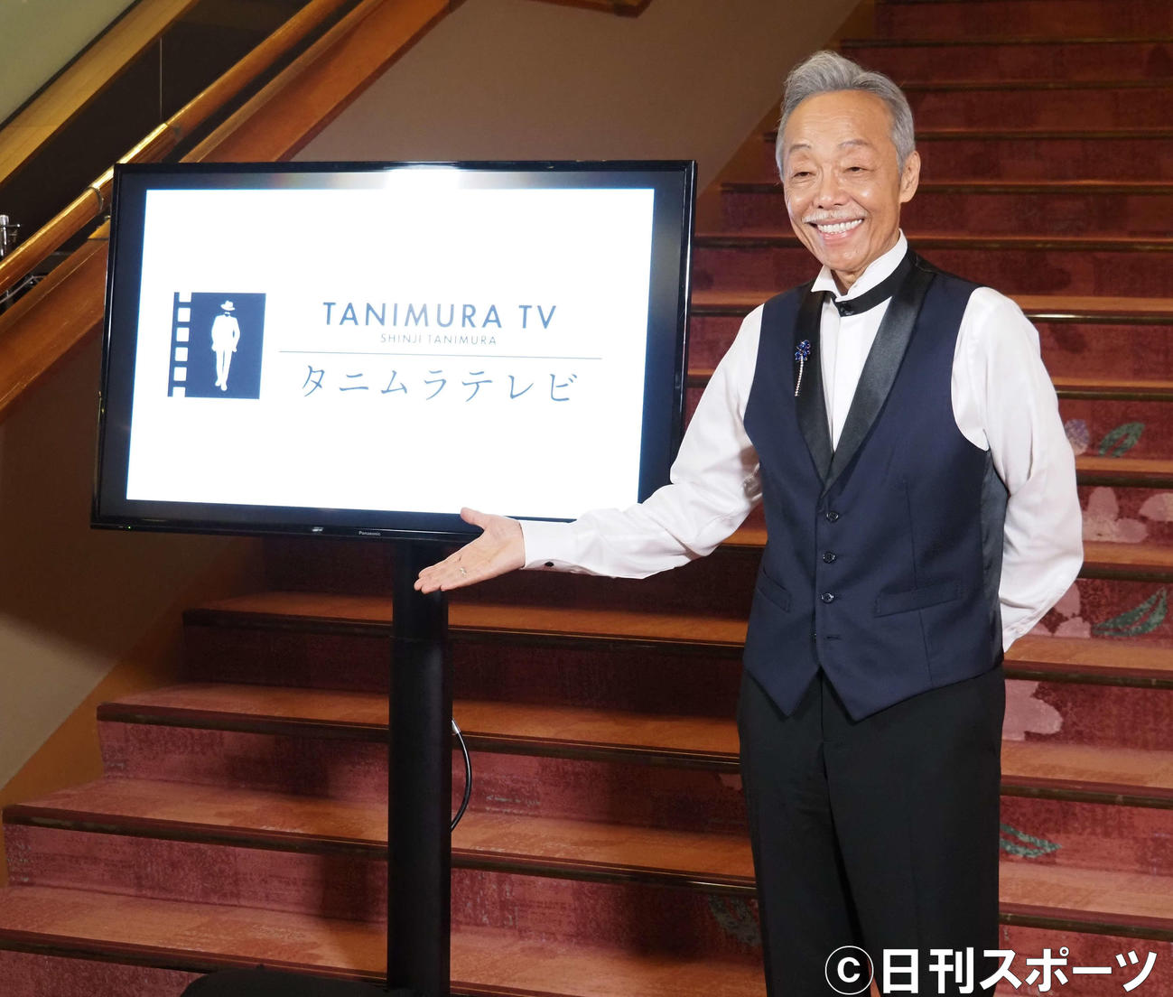 会見を開いた谷村新司（撮影・遠藤尚子）