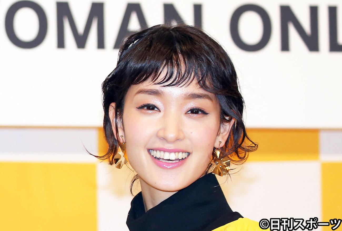 剛力彩芽（2021年3月8日撮影）