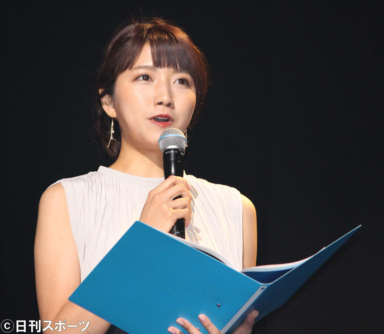 フジテレビ三田友梨佳アナウンサー（2018年7月11日撮影）