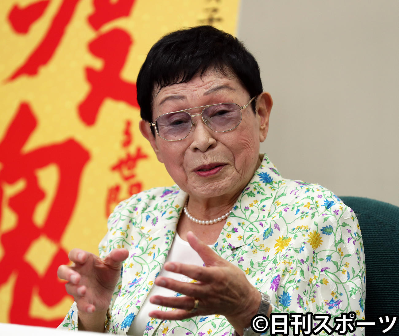橋田寿賀子さん（2019年9月3日撮影）
