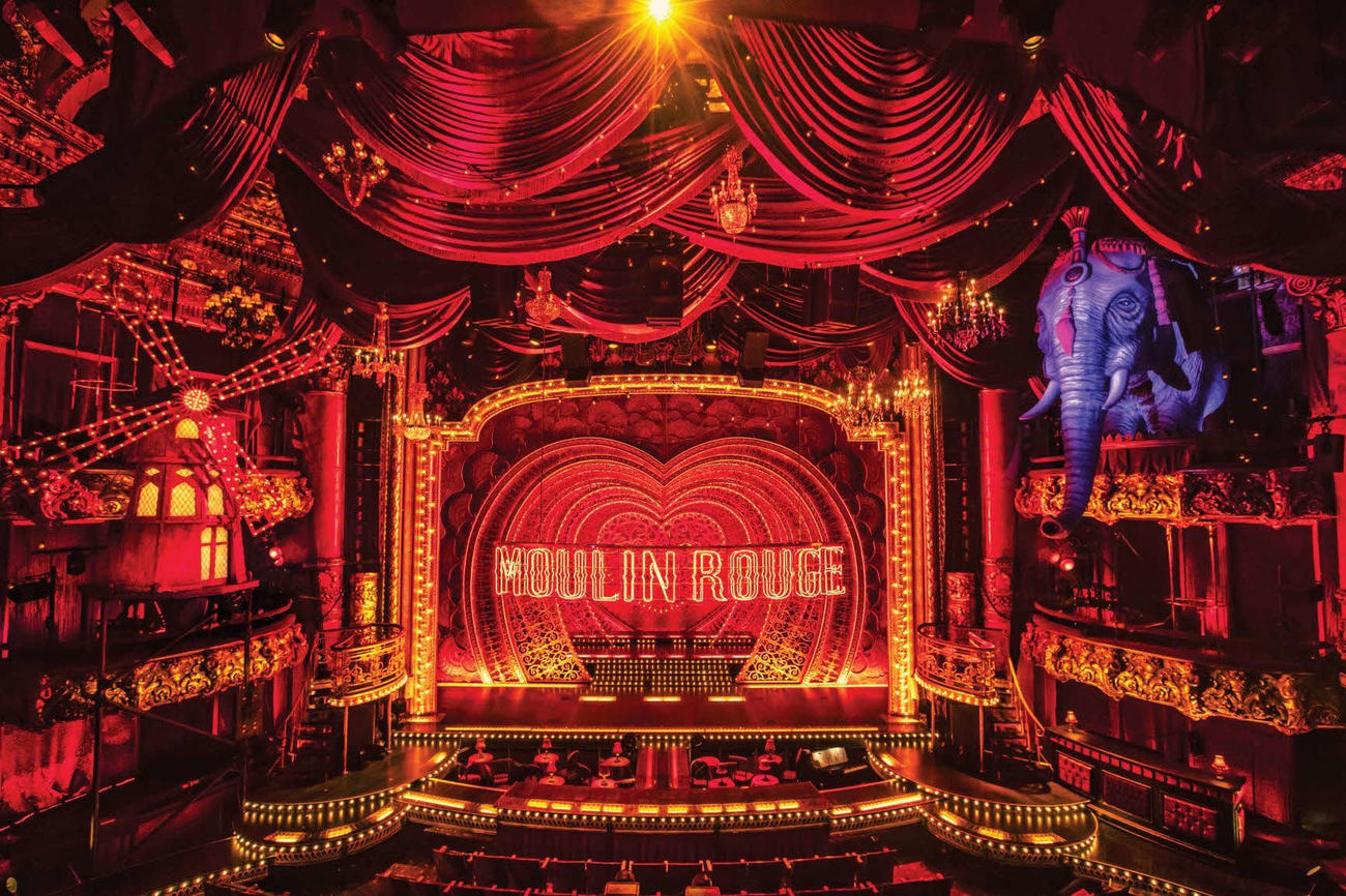 「ムーラン・ルージュ！　ザ・ミュージカル」のブロードウェー公演舞台セット（C）Moulin Rouge! The Musical, photo by Matthew Murphy