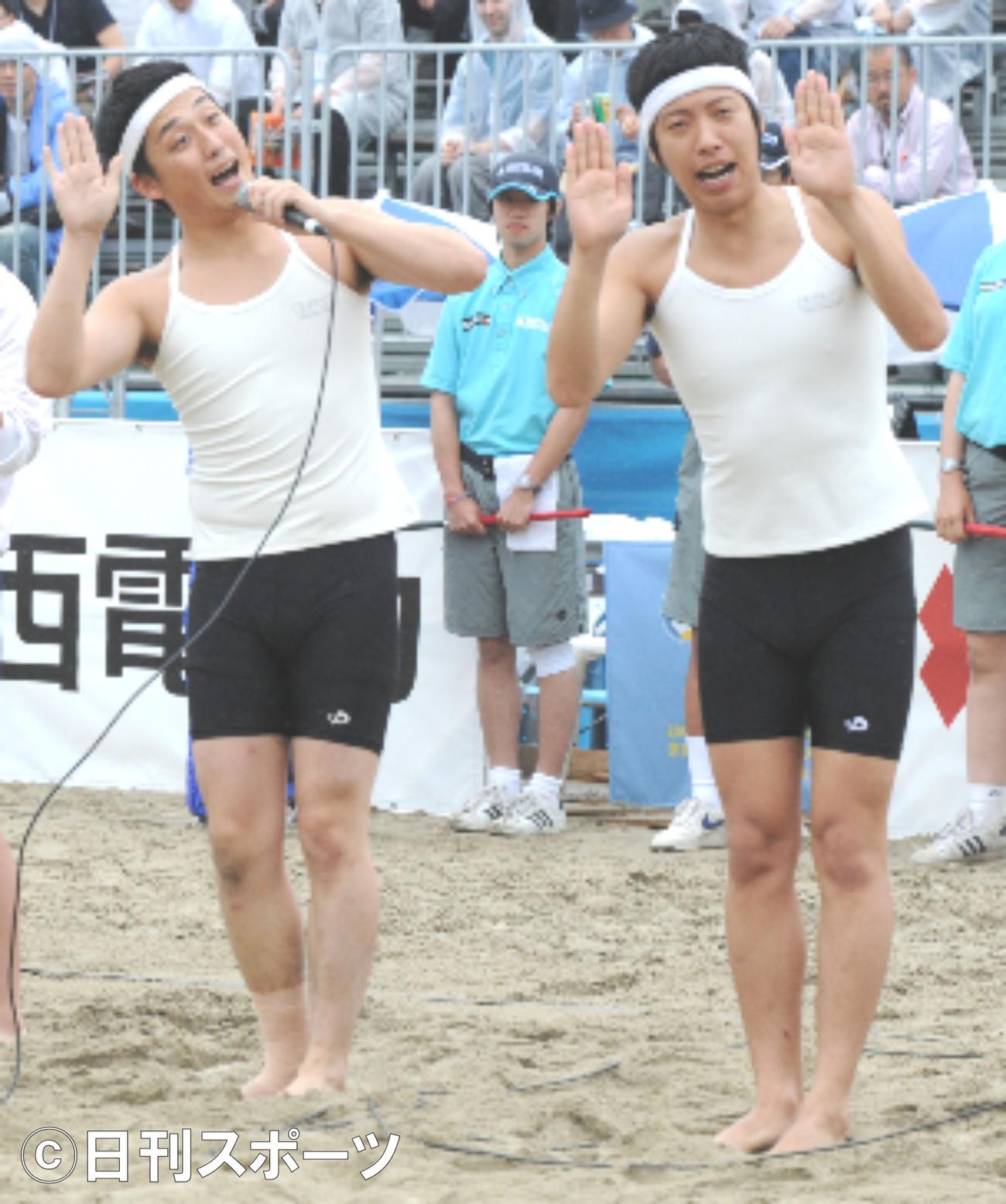 藤崎マーケット田崎佑一（左）、トキ