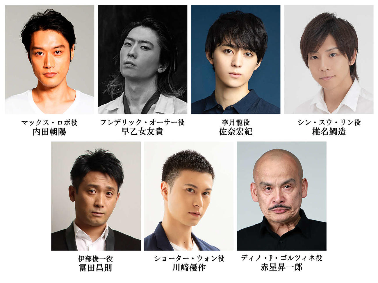 舞台「BANANA FISH The Stage－前編－」の出演者