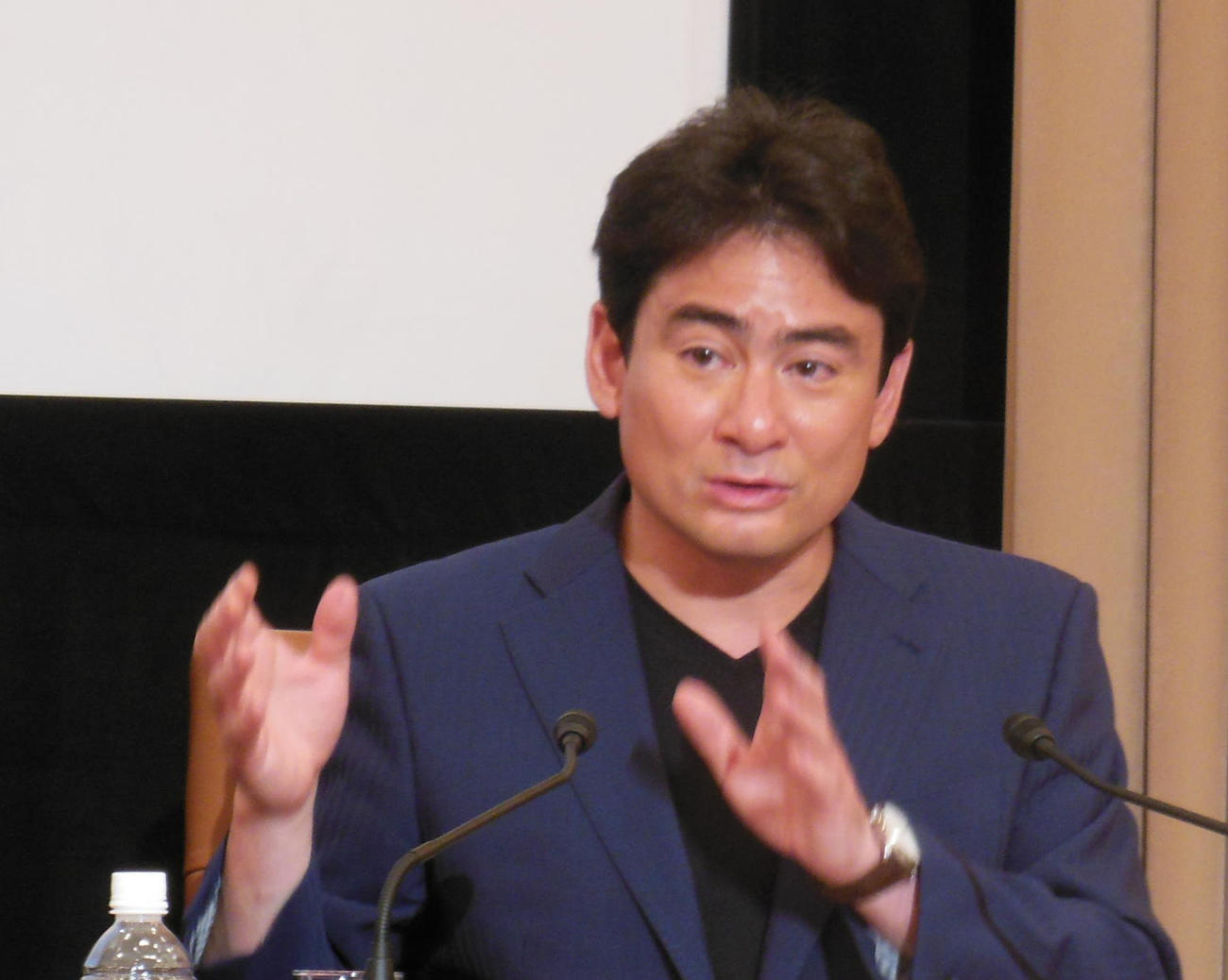 野口健氏（2015年5月22日撮影）