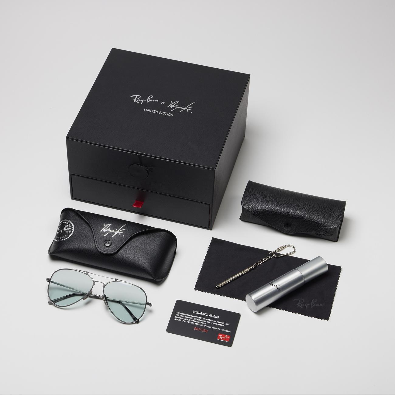 木村拓哉とRAY－BAN（レイバン）のコラボレーション限定モデル「RAY－BAN X TAKUYA KIMURA」