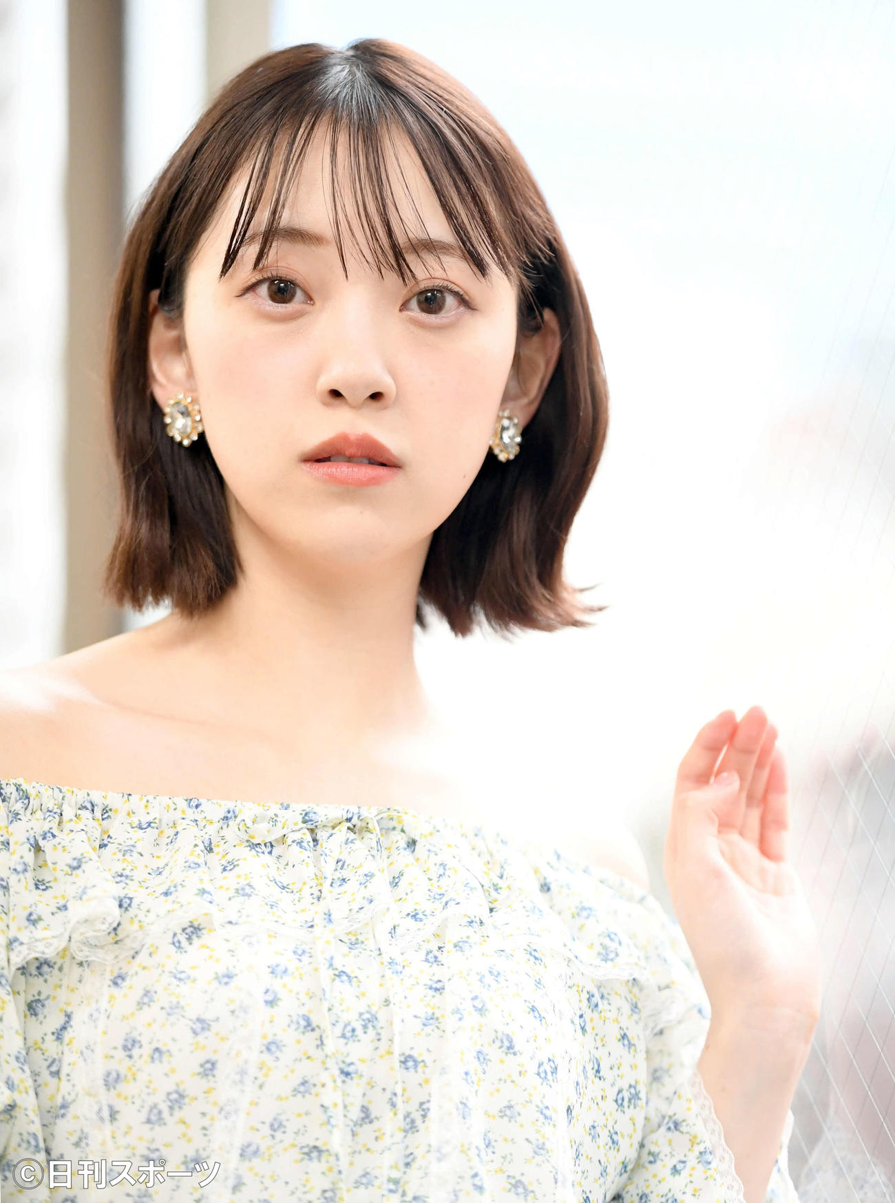 乃木坂46を卒業し、ファッションモデル、女優と活躍する堀未央奈。「グループで行動していたので、1人だとちょっと寂しいときもあります」と、本紙インタビューで本音を語った（撮影・たえ見朱実）