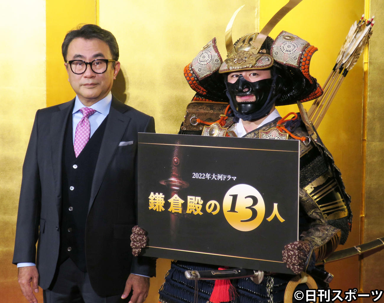 22年大河ドラマ「鎌倉殿の13人」の発表会見を行った脚本家三谷幸喜氏（2020年1月8日撮影）