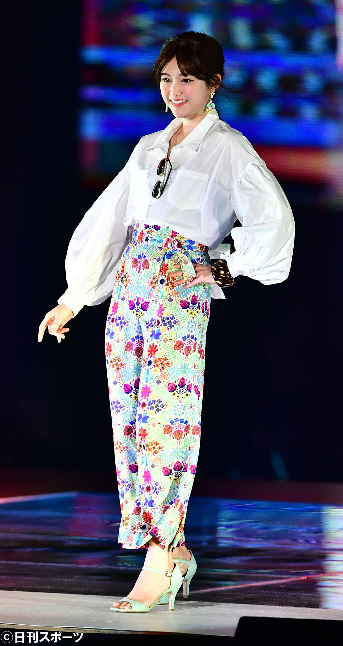 「ガールズアワード2017 SPRING／SUMMER」に出演した松村沙友理（2017年5月3日撮影）
