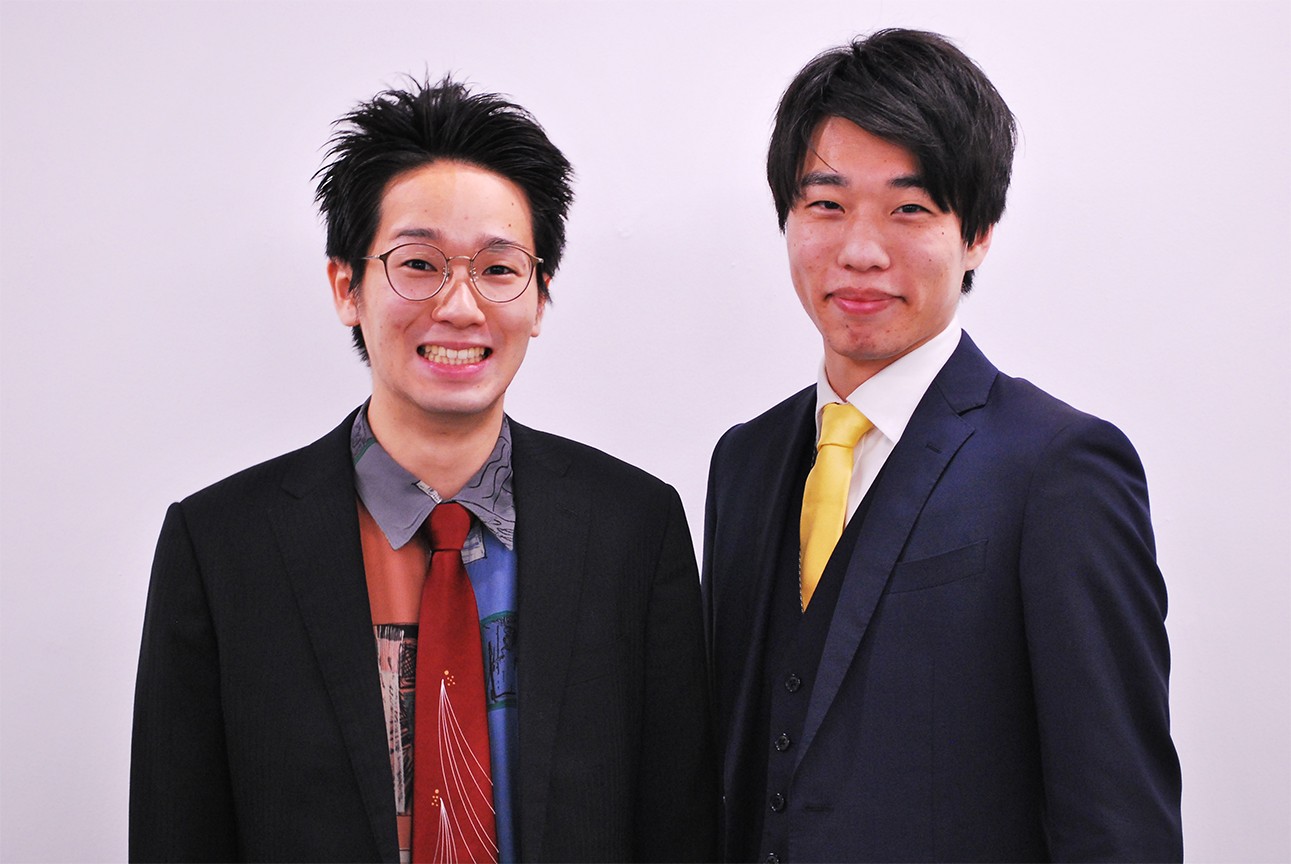 「タイタンライブ」に初出演した笑いコンビのクレソン