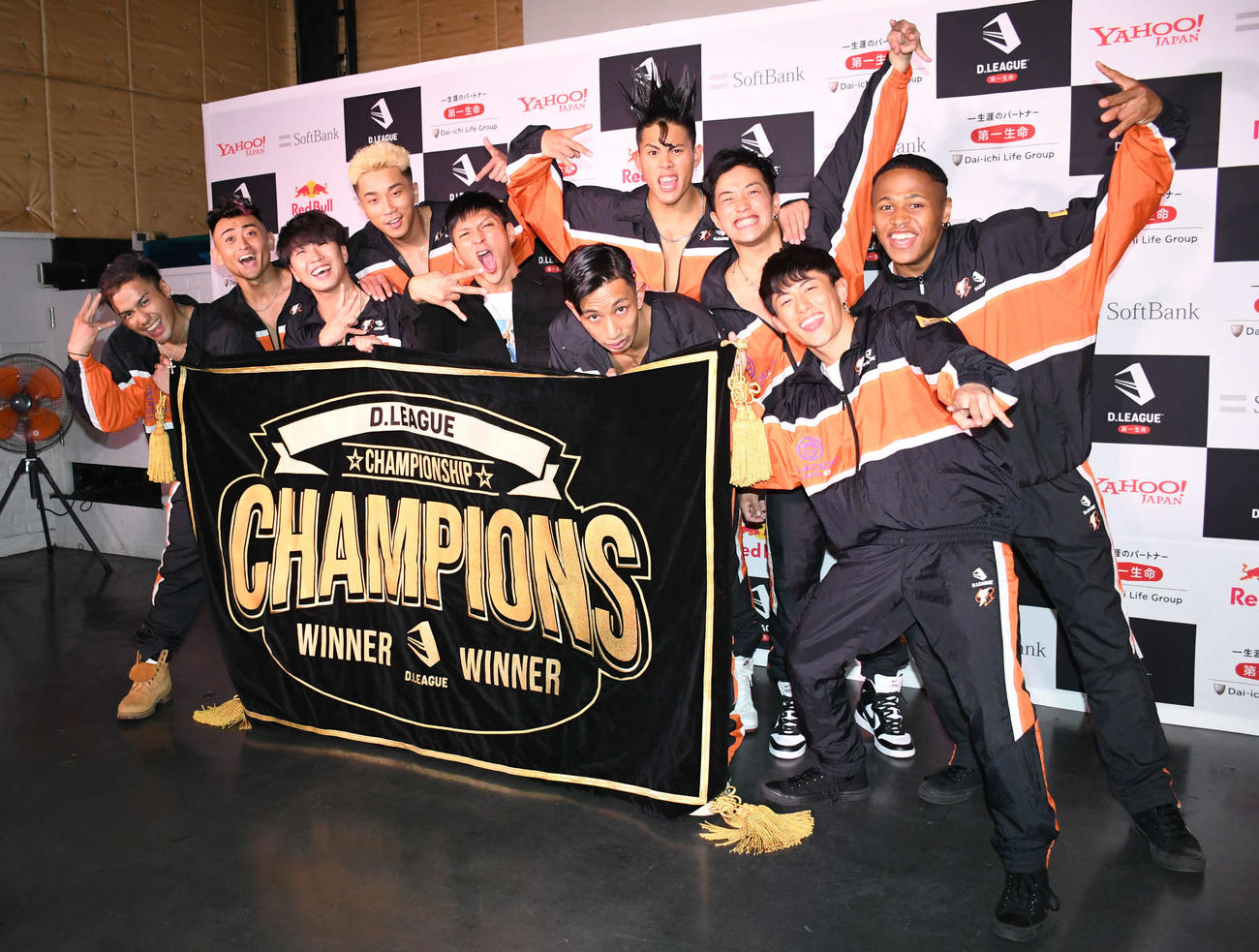 D．LEAGUE第8戦で2勝目を挙げ総合1位になったFULLCAST RAISERZ（撮影・大友陽平）