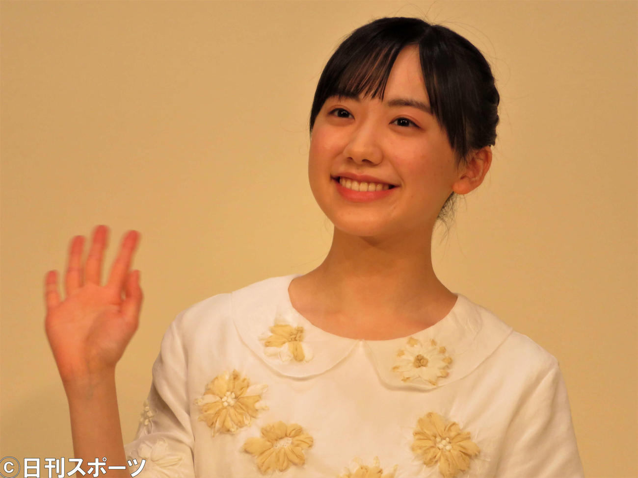「日本郵便　2021年度　手紙　新コミュニケーション発表会」に出席した芦田愛菜（撮影・三須佳夏）