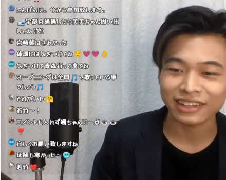 動画配信が話題の二見颯一（二見颯一チャンネルより）