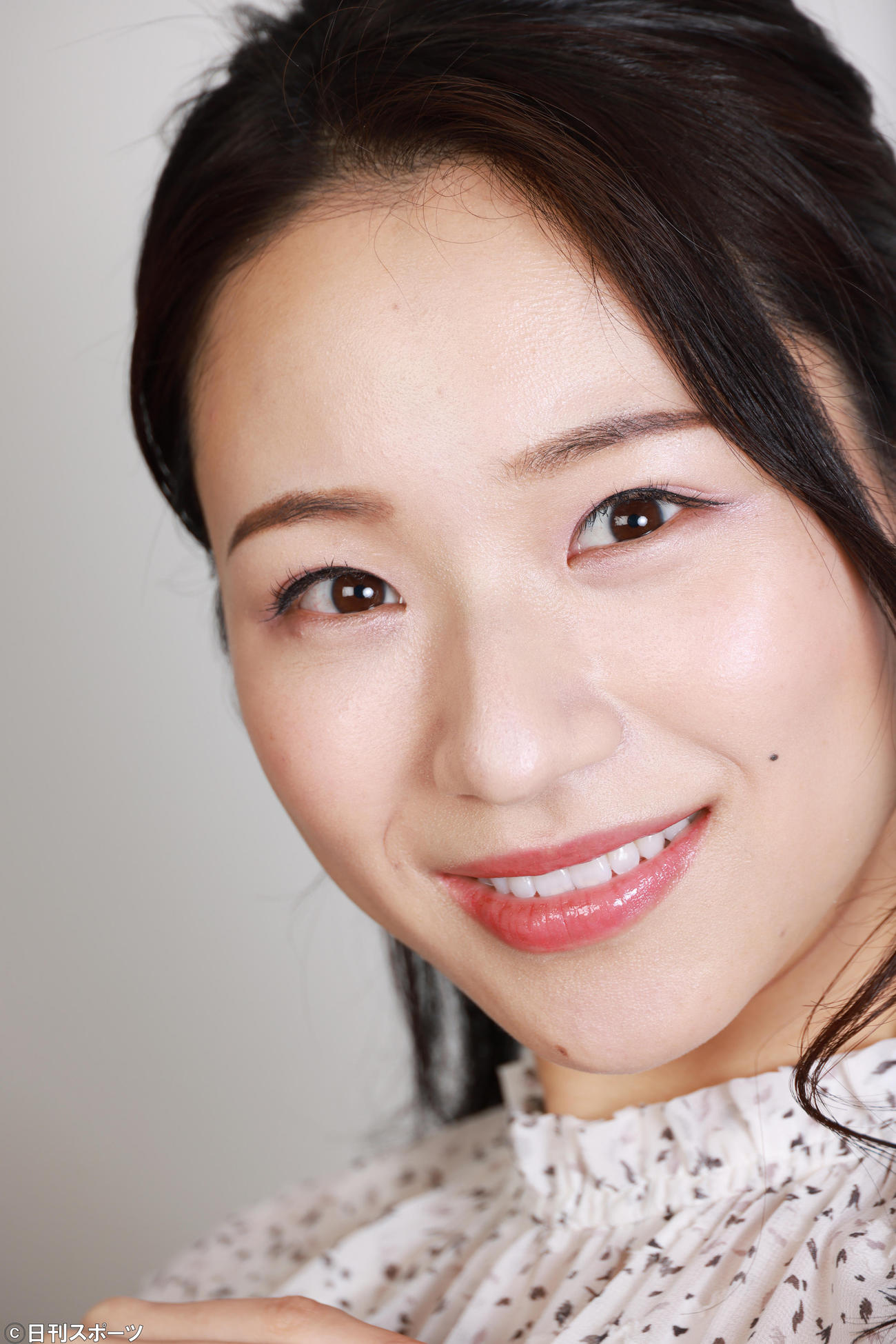 主演映画公開を前に抱負を語る長谷川奈央（撮影・中島郁夫）