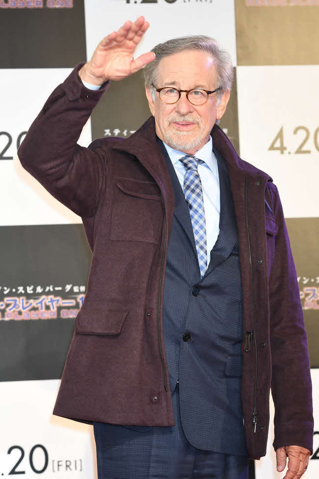 「レディ・プレイヤー1」（18年）のPRで来日したスティーブン・スピルバーグ監督