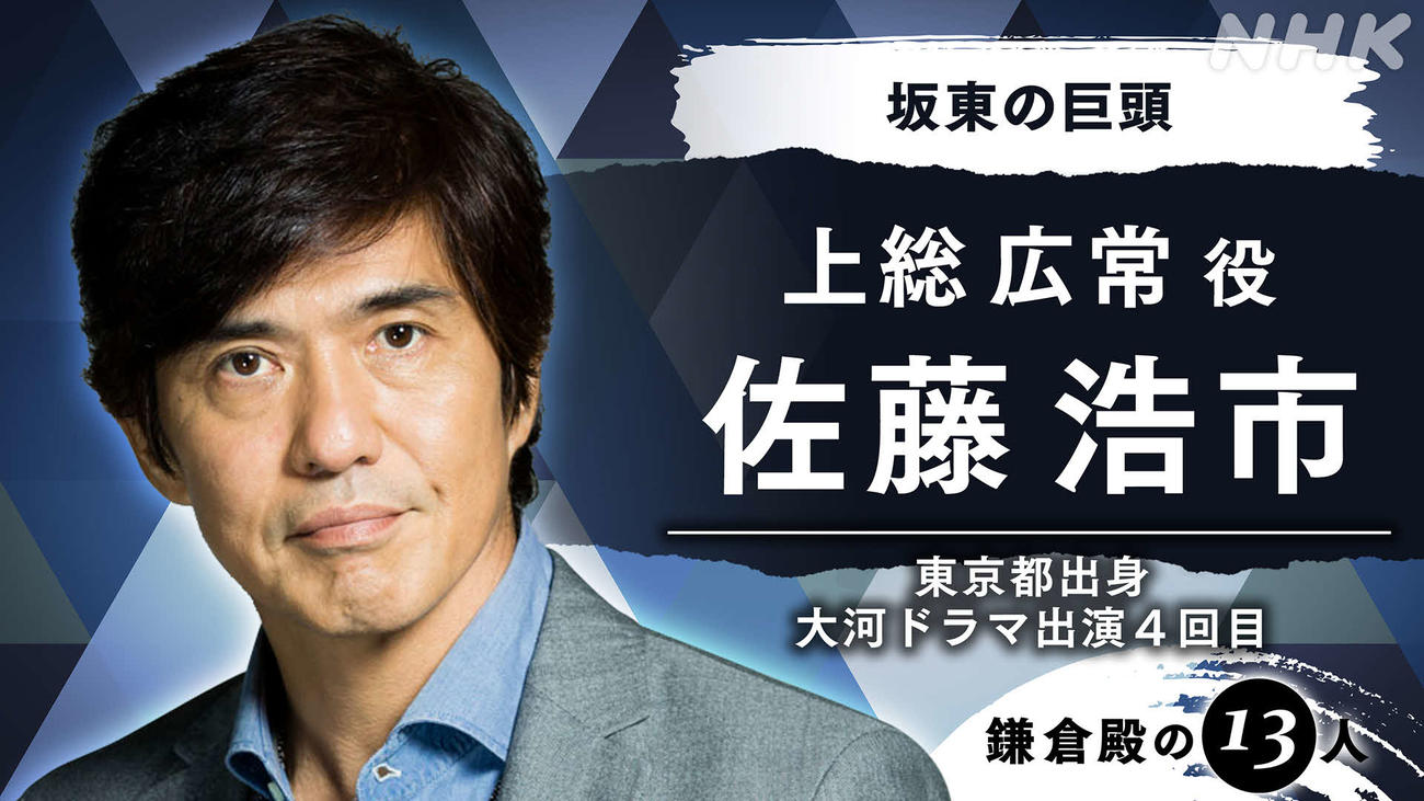 来年度のNHK大河ドラマ「鎌倉殿の13人」への出演が決定した佐藤浩市