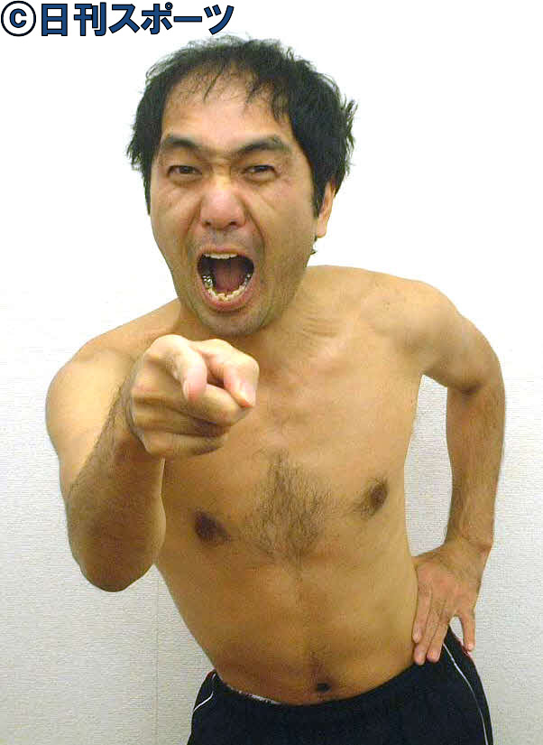体調不良で休養することになった江頭2：50（2005年7月撮影）