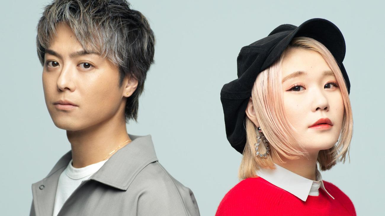 YouTube「THE FIRST TAKE」でハラミちゃん（右）と初共演したEXILE TAKAHIRO