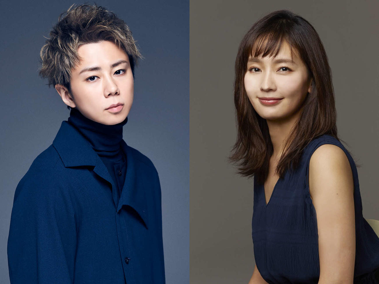 7月期スタートのテレビ東京系ドラマ「ただ離婚してないだけ」に出演する北山宏光（左）と中村ゆり