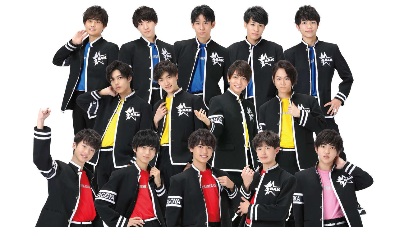 8月31日にZepp Nagoyaでライブを行うことが決まったボイメンエリア研究生（フォーチュンエンターテイメント提供）