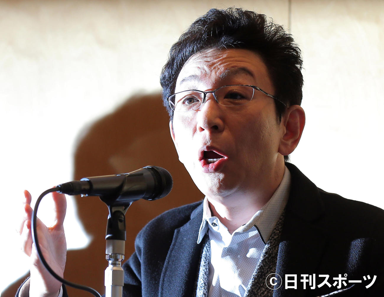 古舘伊知郎（2015年12月24日撮影）
