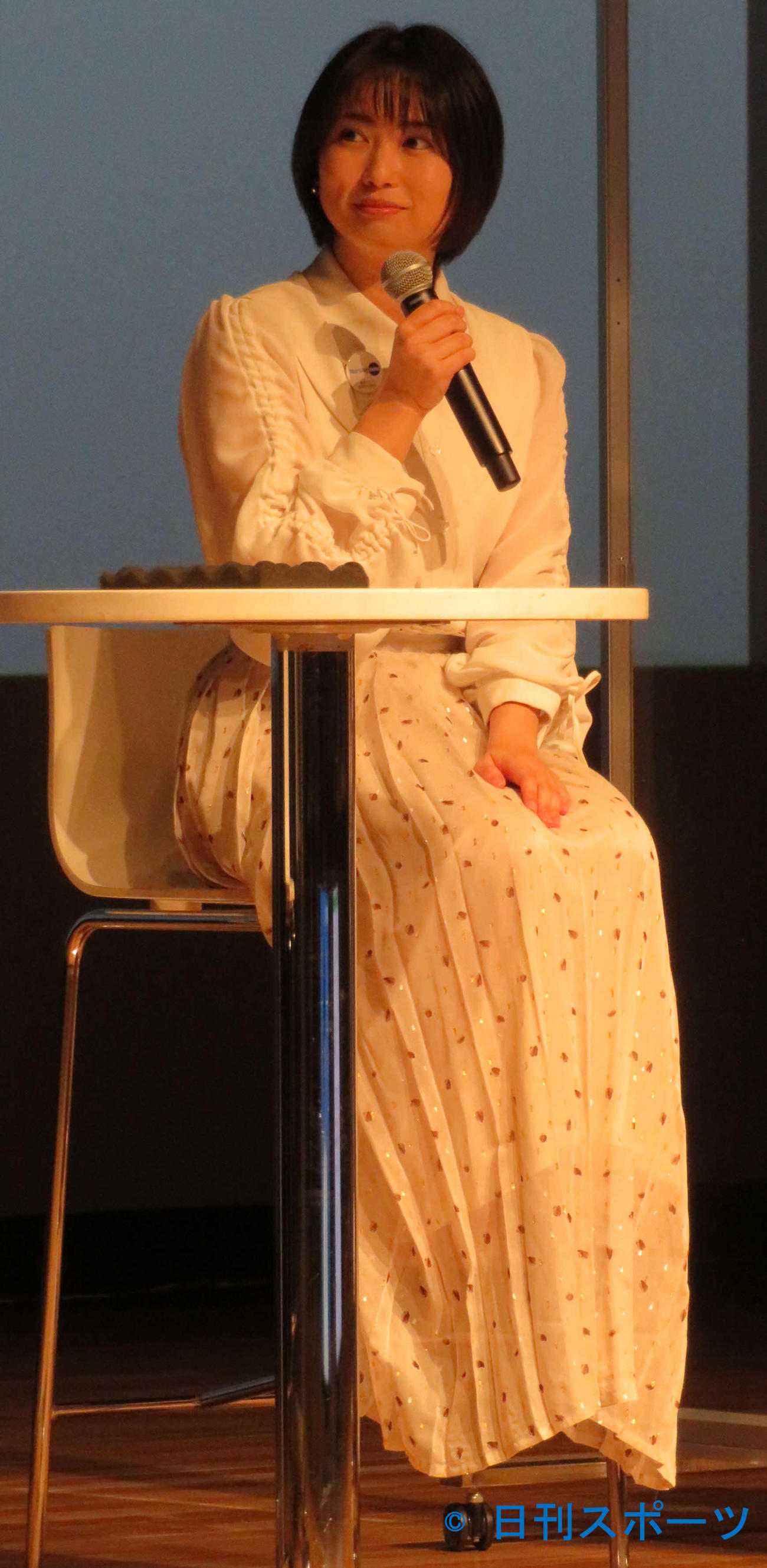 「看護の日トークイベント～だから、私は、看護を選ぶ。～」に登壇した志田未来（撮影・村上幸将）