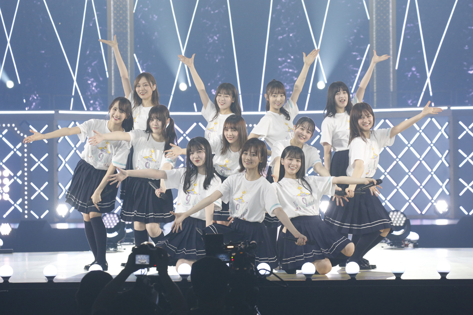 乃木坂46の3期生ライブで「ガールズルール」を披露したメンバーたち